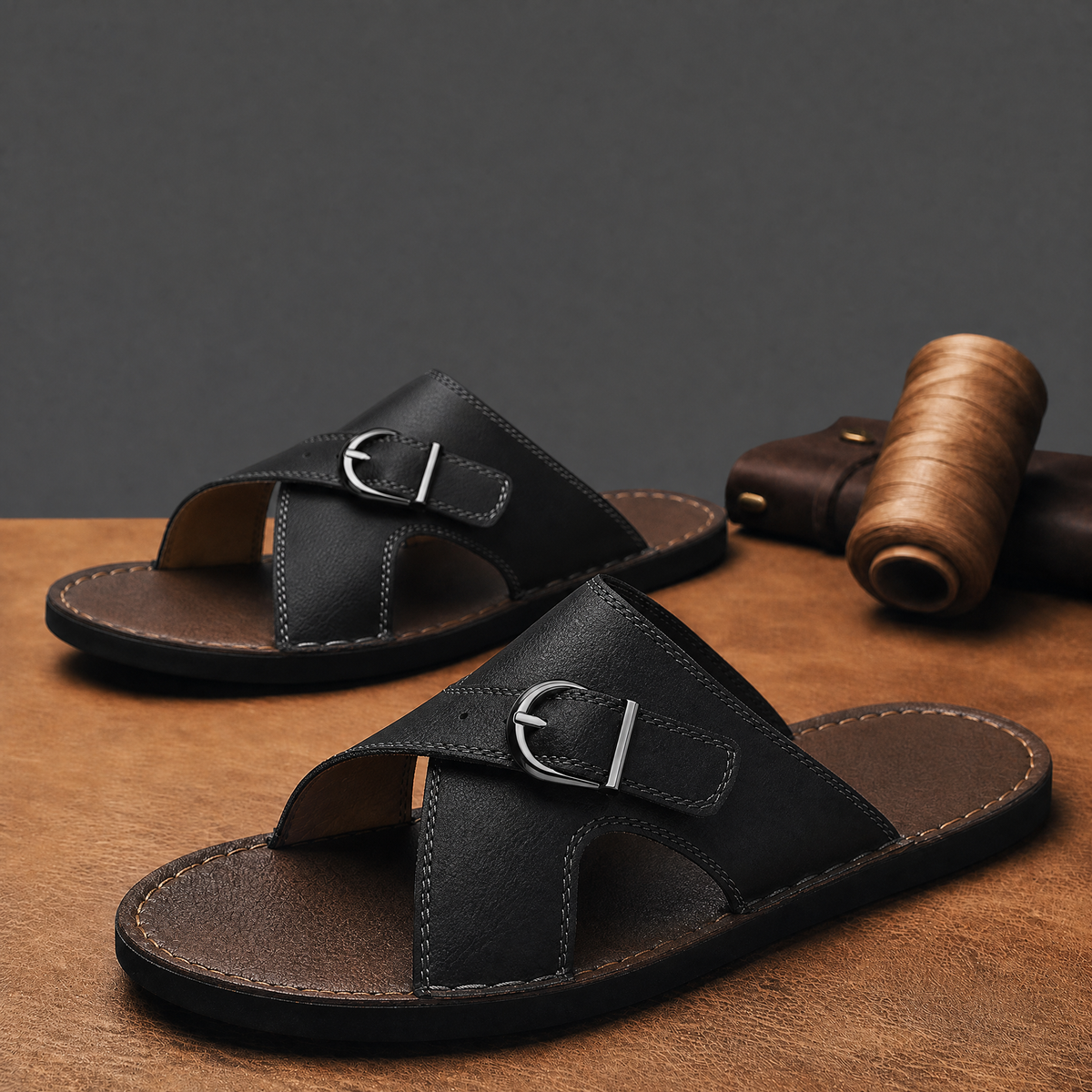 Hudson Leather Sandals