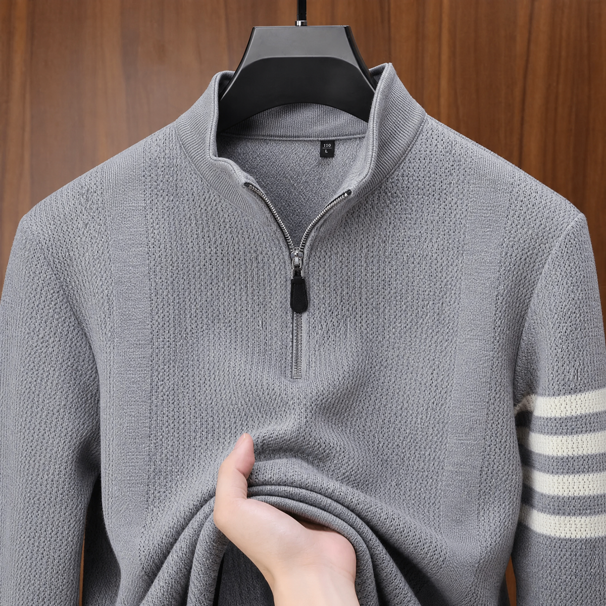 Hudson Quarter-Zip Sweater