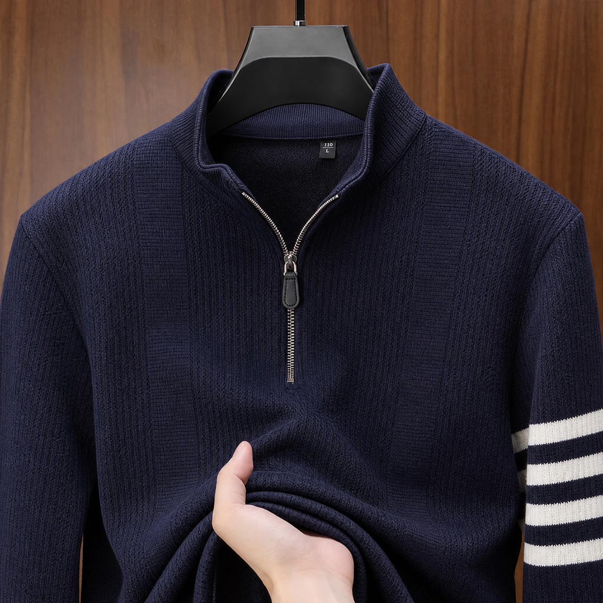 Hudson Quarter-Zip Sweater