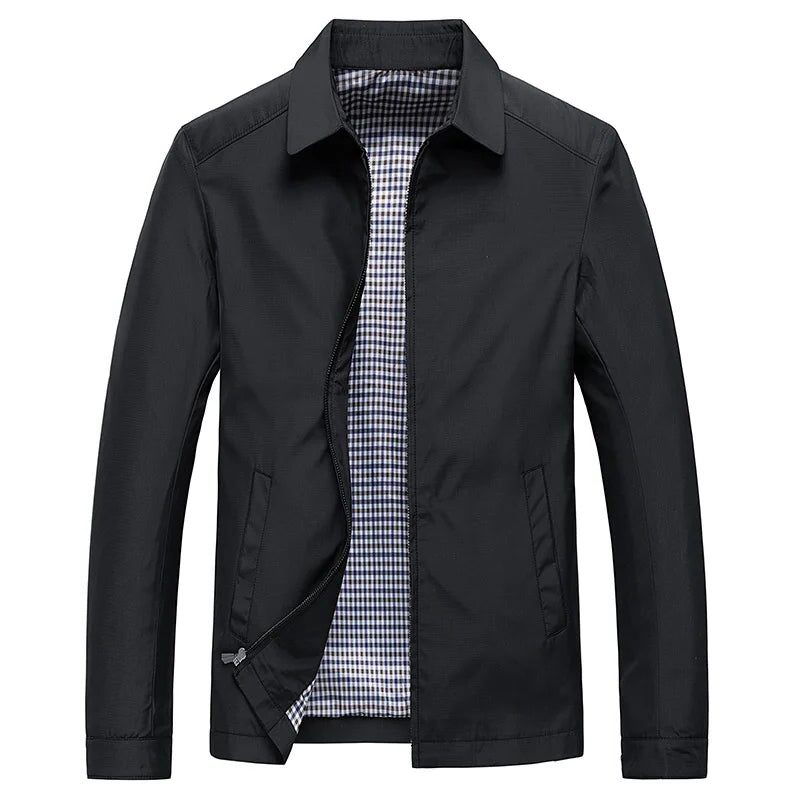 Men's Casual Zip-Up Jacket