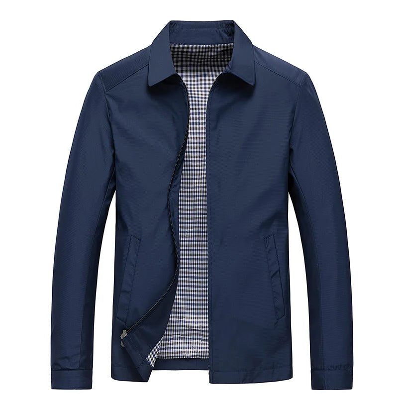 Men's Casual Zip-Up Jacket