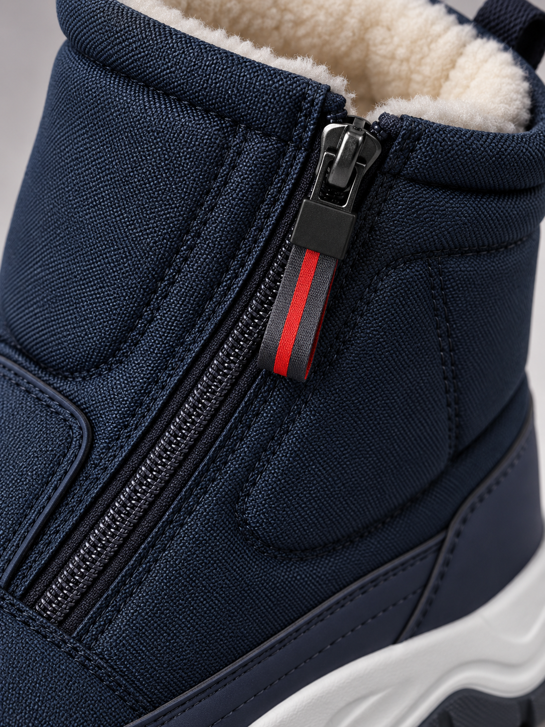 Men's Snow Boots with Warm Lining and Non-Slip Sole