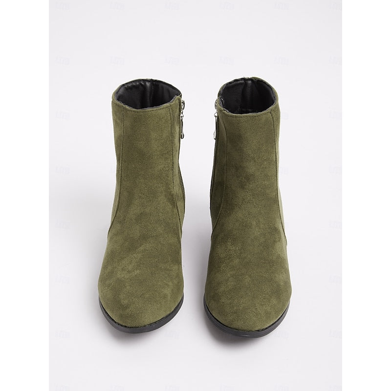 Hazel | Elegant Block-Heel Ankle Boots