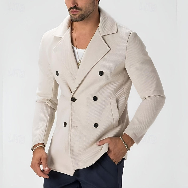 Frederick | Elegant Double-Breasted Overcoat