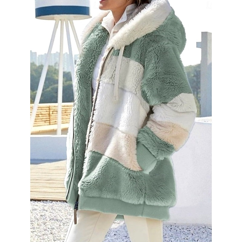 Heather | Comfortable Hooded Zip-Up Jacket