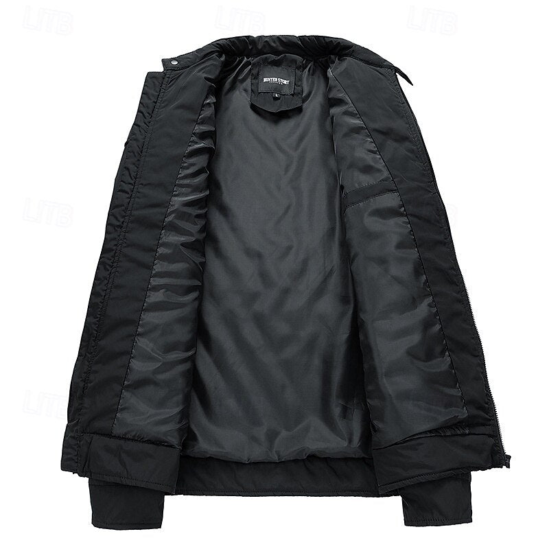 Carter | Quilted Diamond Stand-Collar Jacket