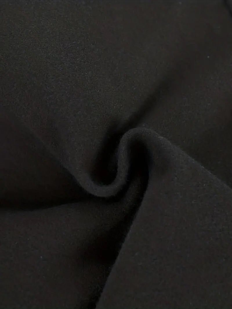 Men's Slim Fit Trench Coat with Notch Lapel
