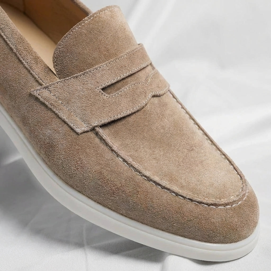Mayfair Suede Penny Loafers