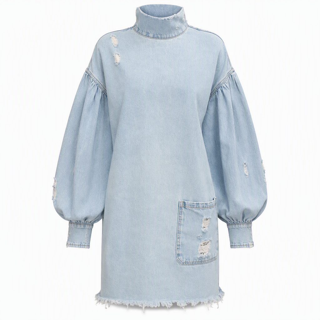 Women’s Oversized Mini Denim Dress