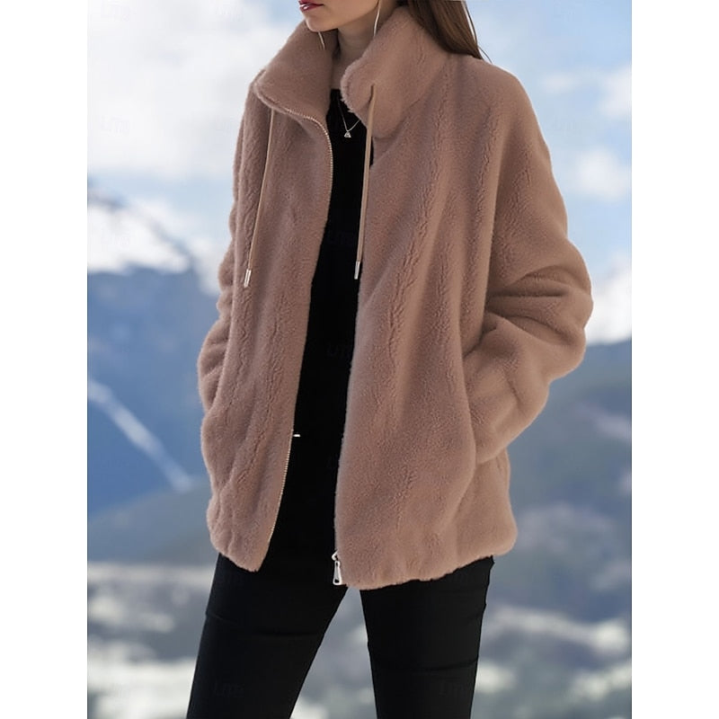 Marnie | Cozy Stand-Collar Zip-Up Jacket