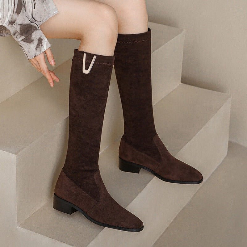 Women's Sweden Pointed Toe Ankle Boots with Side Zip