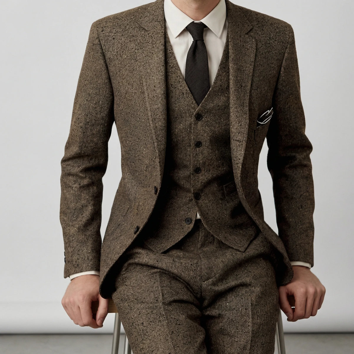 Tailored Slim Fit Three-Piece Suit