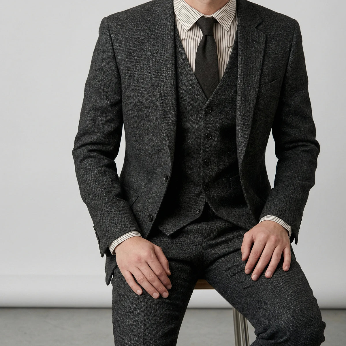Tailored Slim Fit Three-Piece Suit