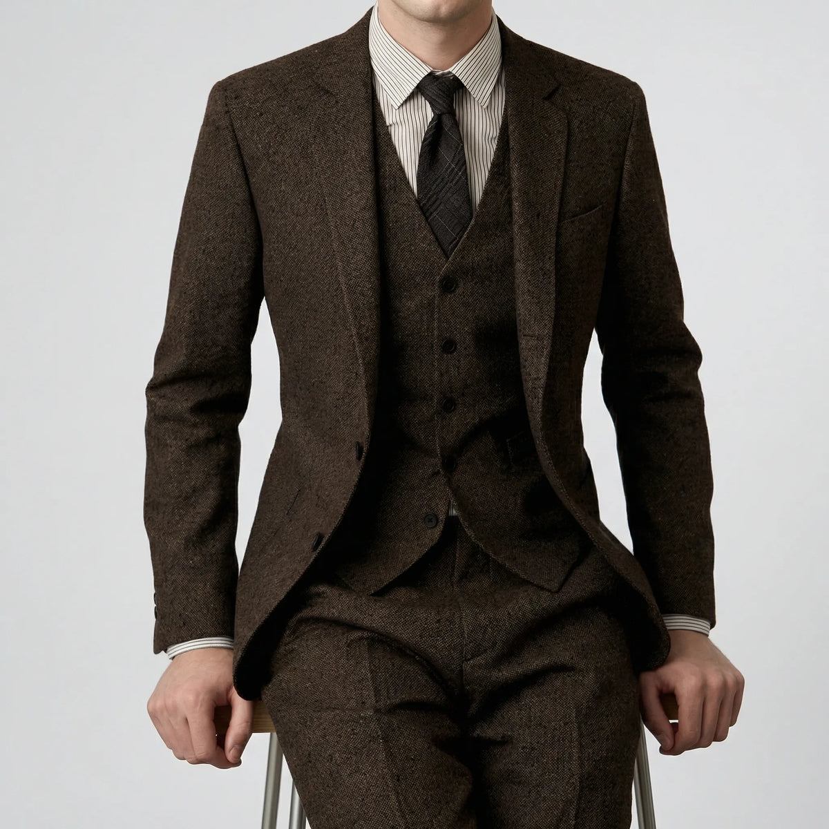 Tailored Slim Fit Three-Piece Suit