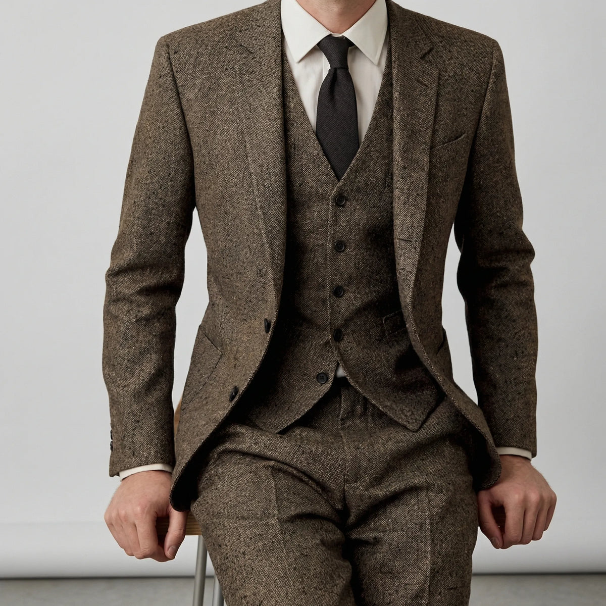 Tailored Slim Fit Three-Piece Suit
