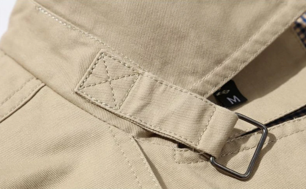 Elegant Men's Trench Coat with Structured Design | Comfort Meets Style