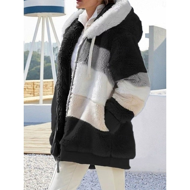 Heather | Comfortable Hooded Zip-Up Jacket
