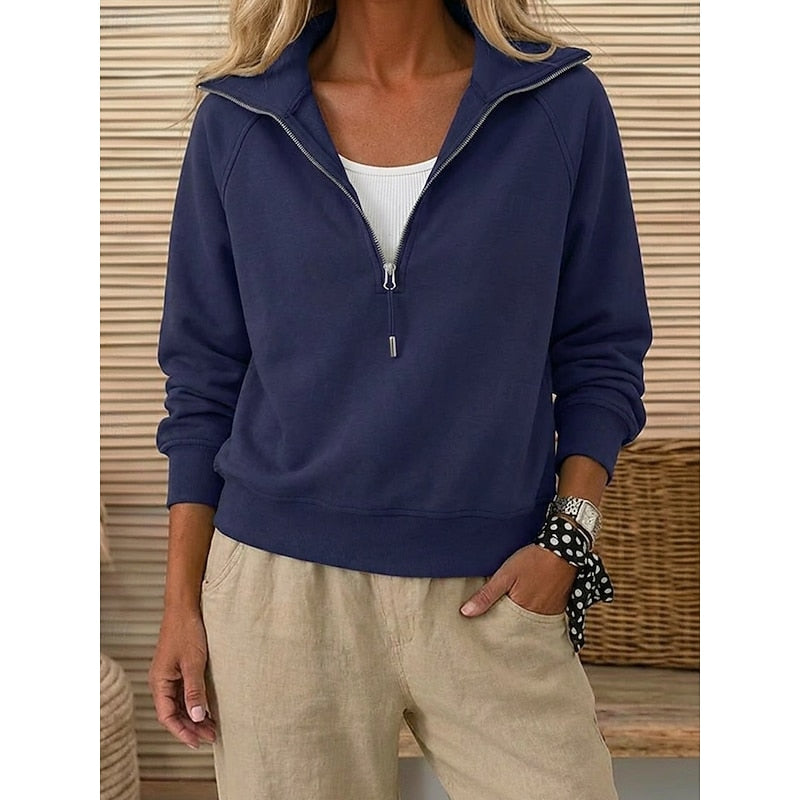 Anthea | Cozy Quarter-Zip Pullover