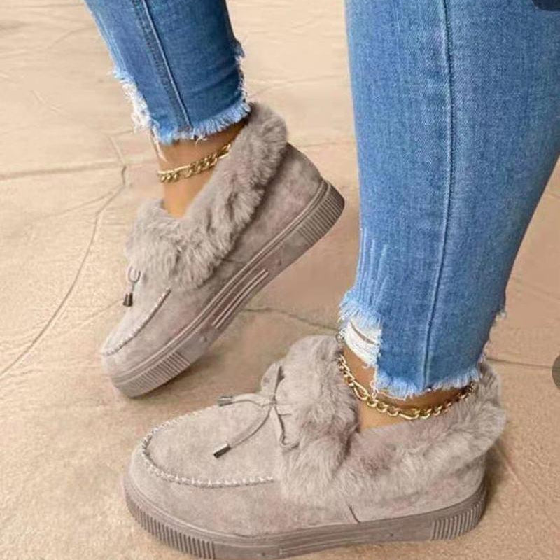 Ladies' Slippers with Faux Fur Lining | Warm, Soft and Stylish