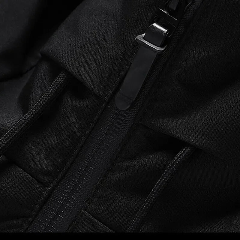 Warm Padded Puffer Winter Jacket with Hood for Men