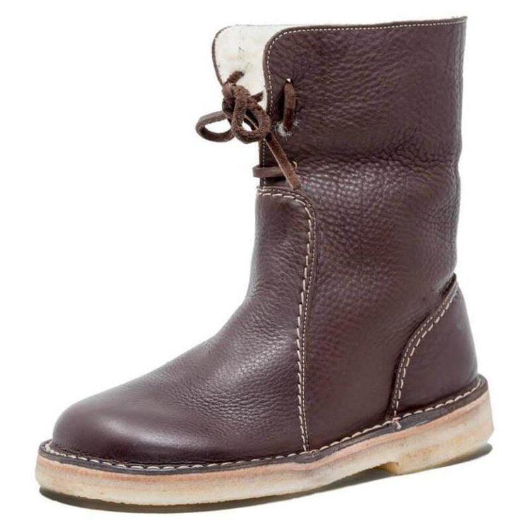 Women's Insulated Waterproof Winter Boots with Cozy Fleece and Wool Lining
