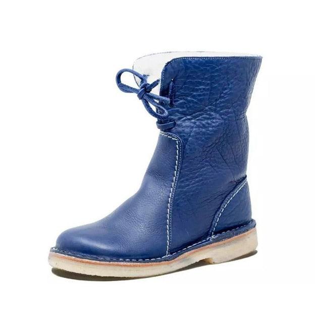 Women's Insulated Waterproof Winter Boots with Cozy Fleece and Wool Lining