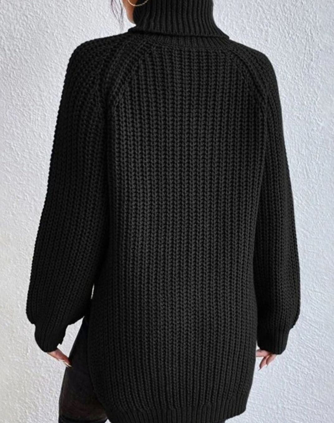 Isabella | Women's Long Sleeve Classic Ribbed Turtleneck Sweater