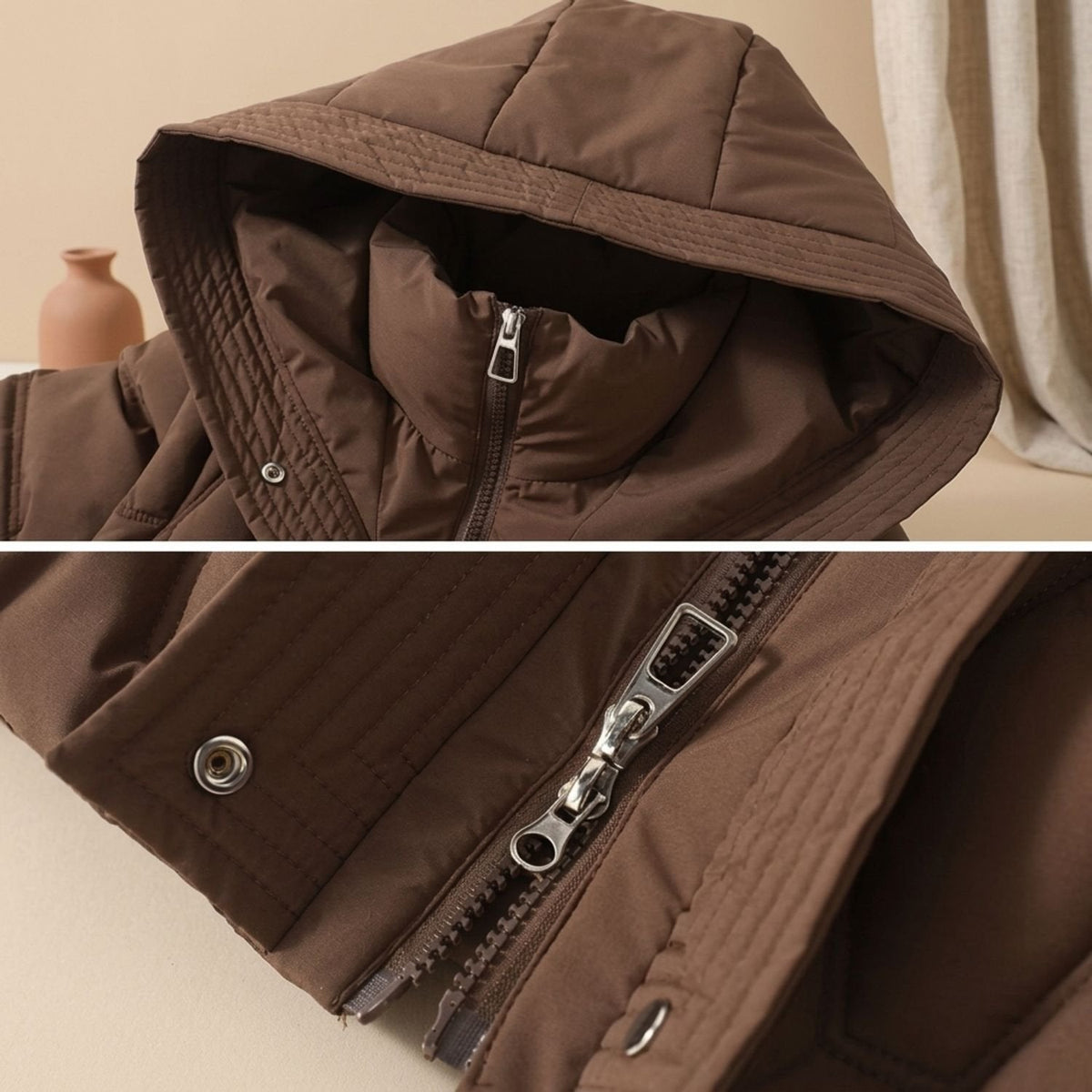 Penelope | Women's Quilted Longline Hooded Winter Parka