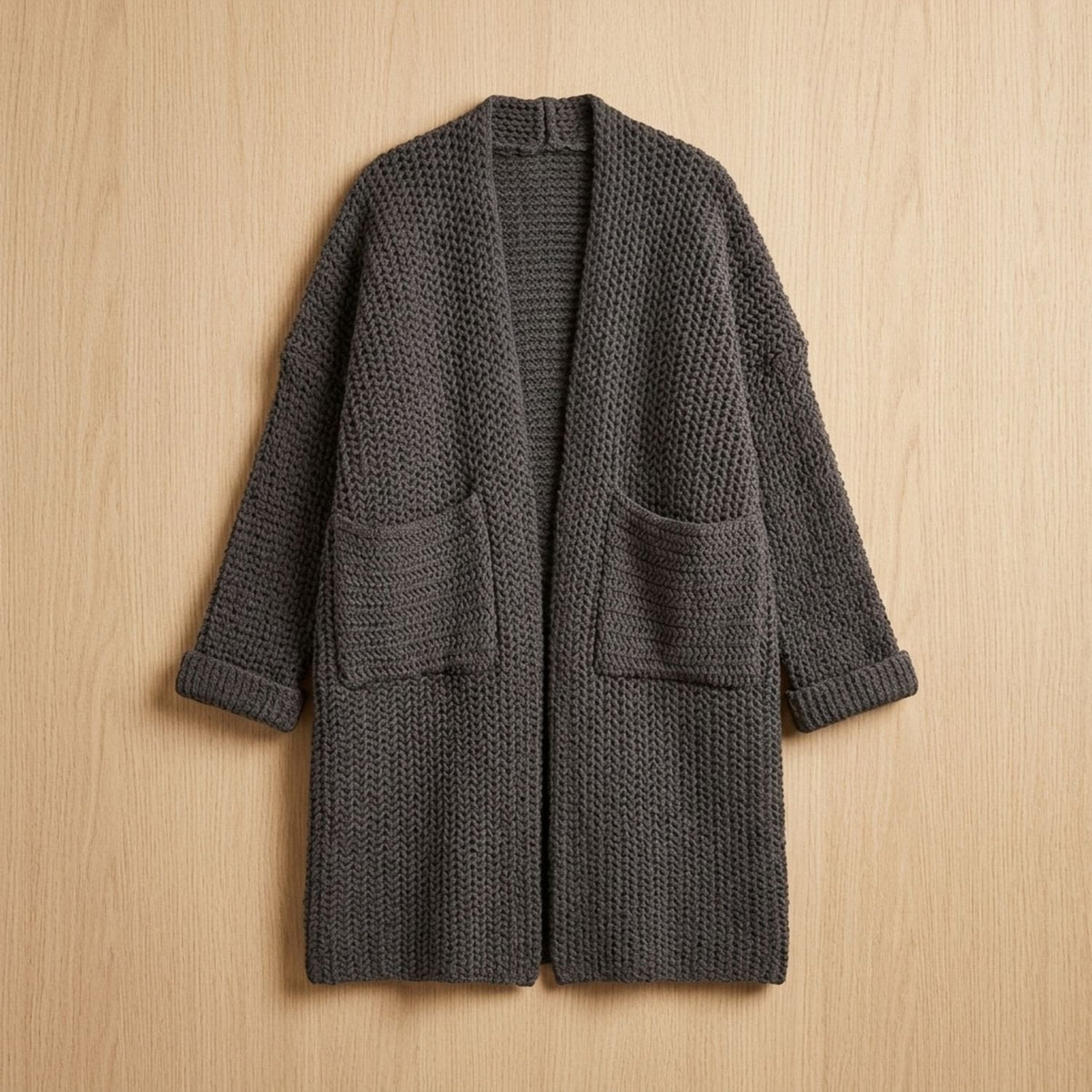Sophia | Women's Chunky Knit Oversized Open-Front Cardigan