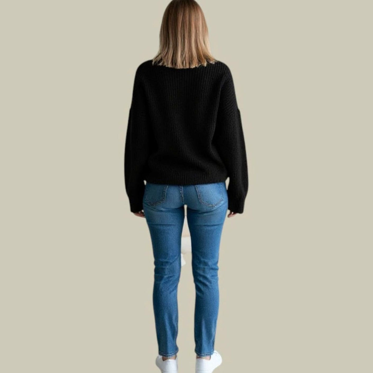 Olivia | Women's Cozy Ribbed Turtleneck Sweater in Relaxed Fit