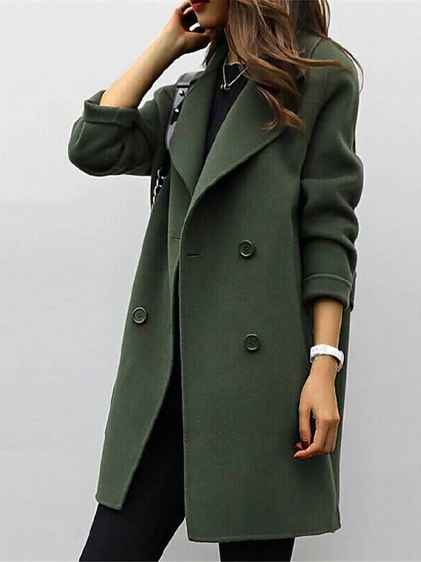 Mette | Chic Double-Breasted Overcoat