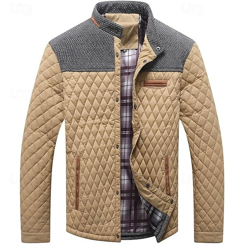 Maxwell | Quilted Stand-Up Collar Jacket