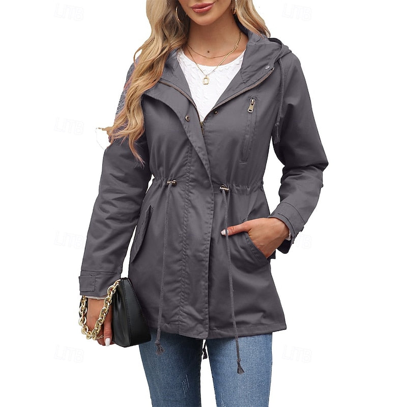 Matilda | Longline Utility Coat with Hood