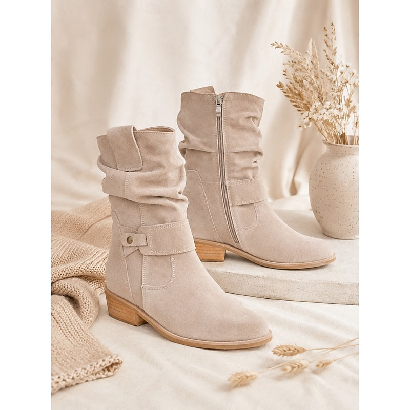 Josephine | Relaxed Block-Heel Ankle Boots