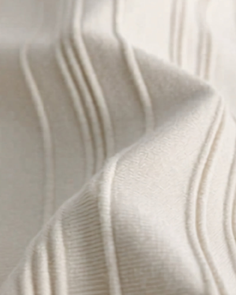 Zip-Up Polo Men Casual Daily Comfort Knitted Knit
