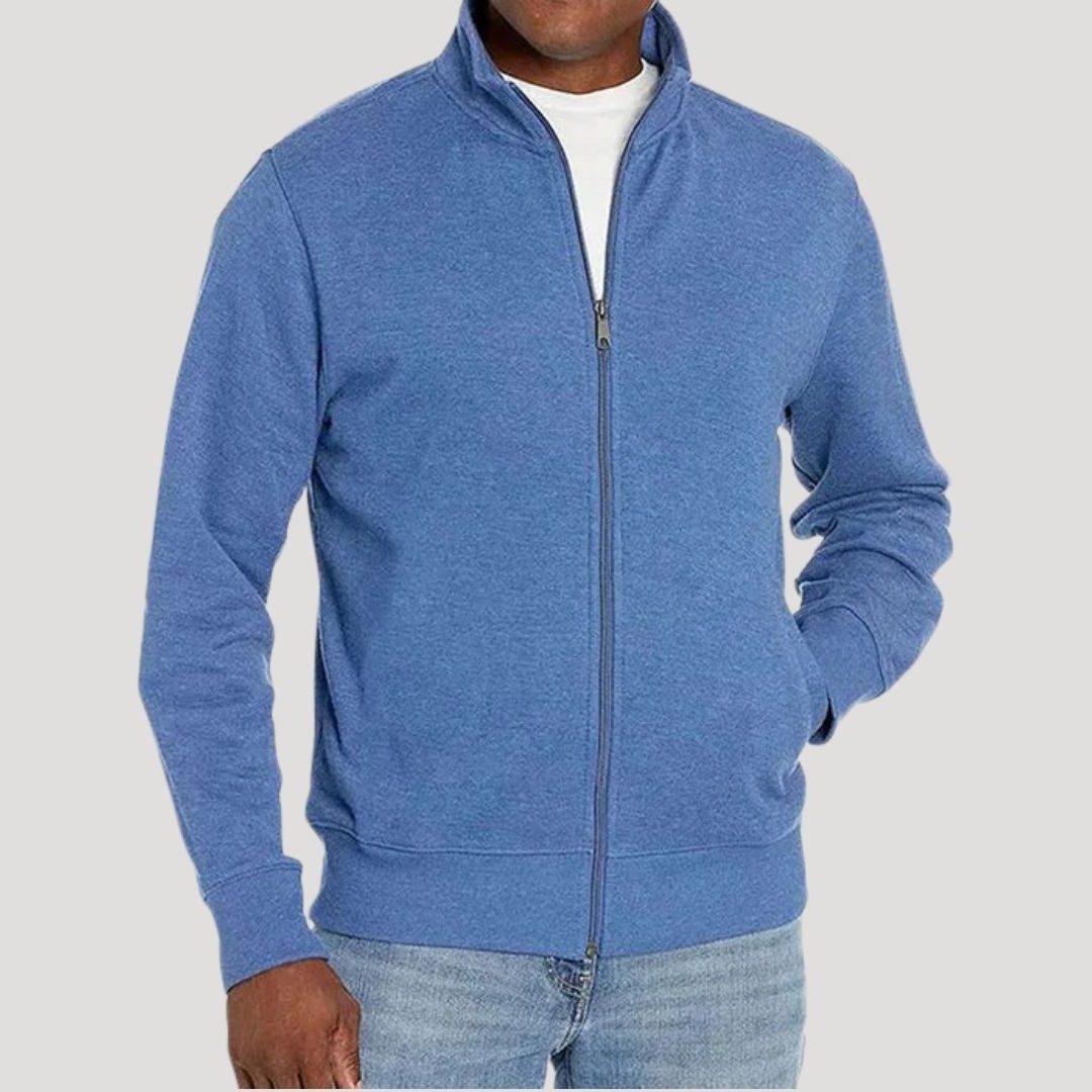 Men's Stand-Up Collar Zip-Up Gilet