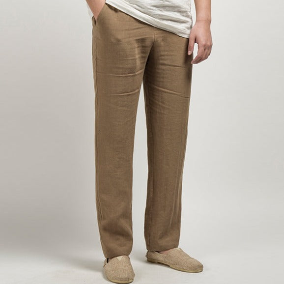 OLD MONEY Cotton Trousers