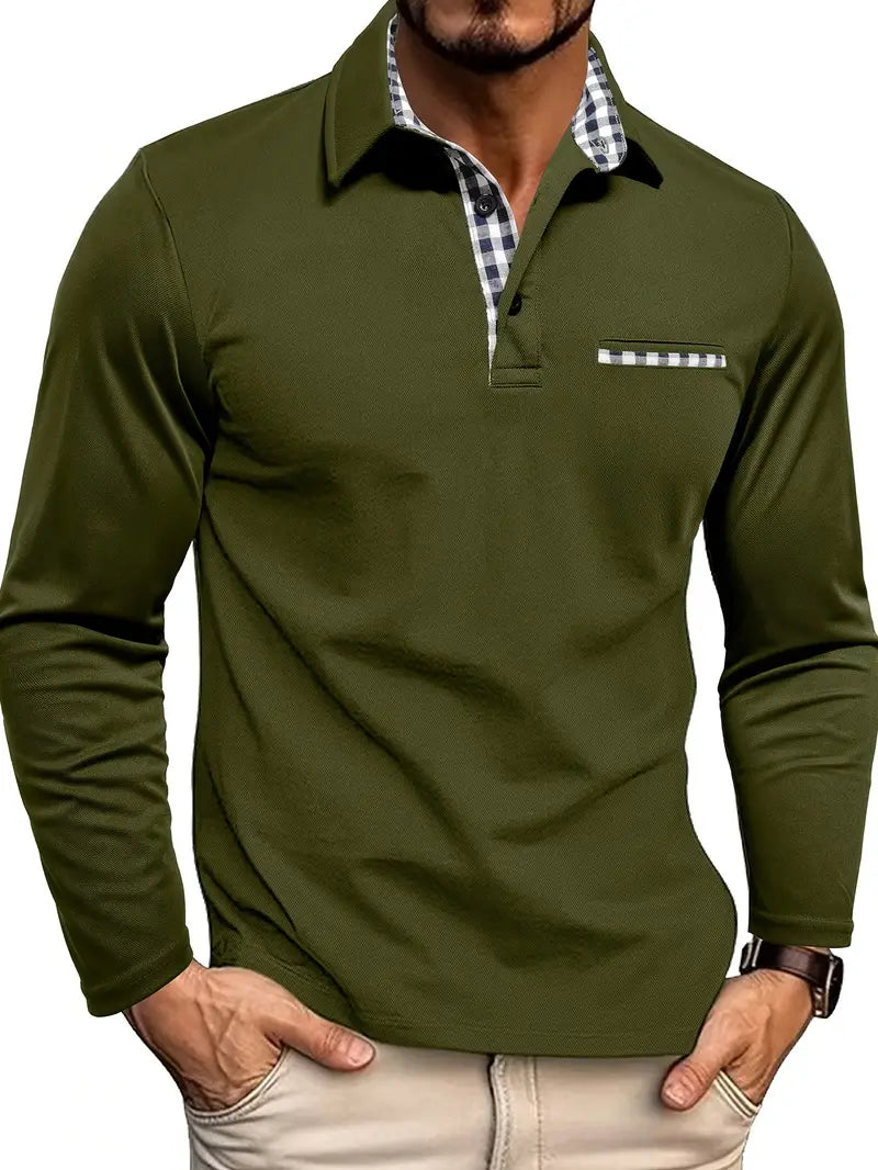 Raymond | Timeless Long Sleeve Polo Shirt for Men - Perfect for Summer