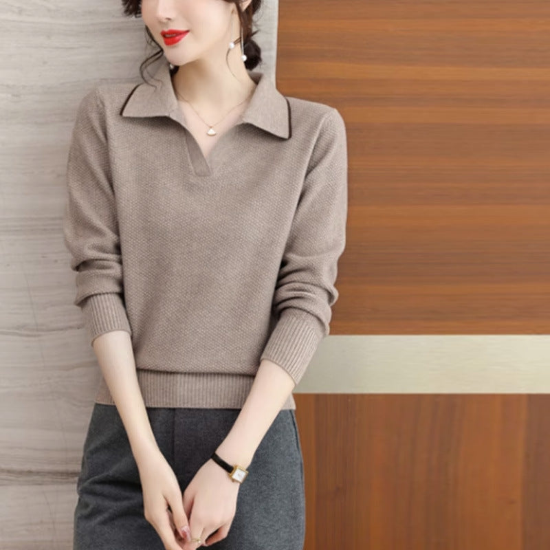 Collared Polo Sweater