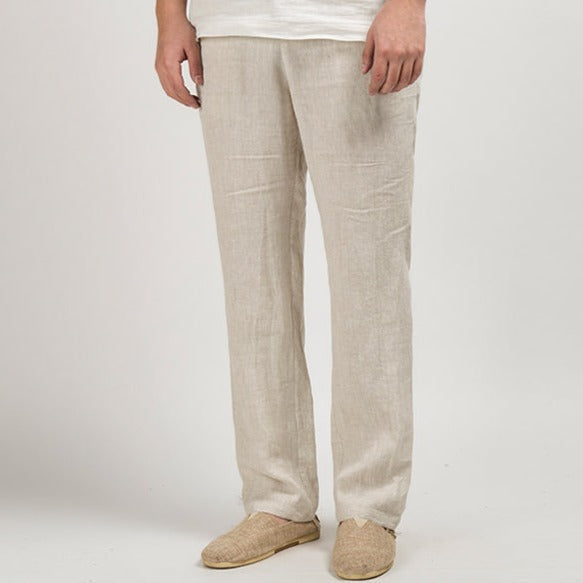 OLD MONEY Cotton Trousers