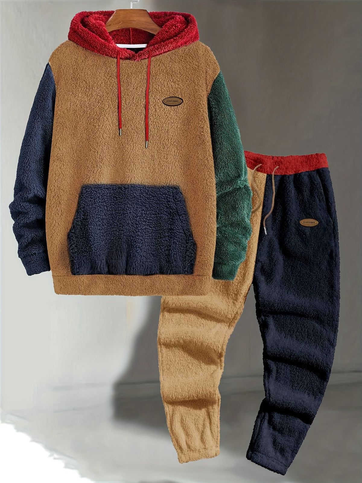 Emmett | Cozy Color-Block Two-Piece Ensemble