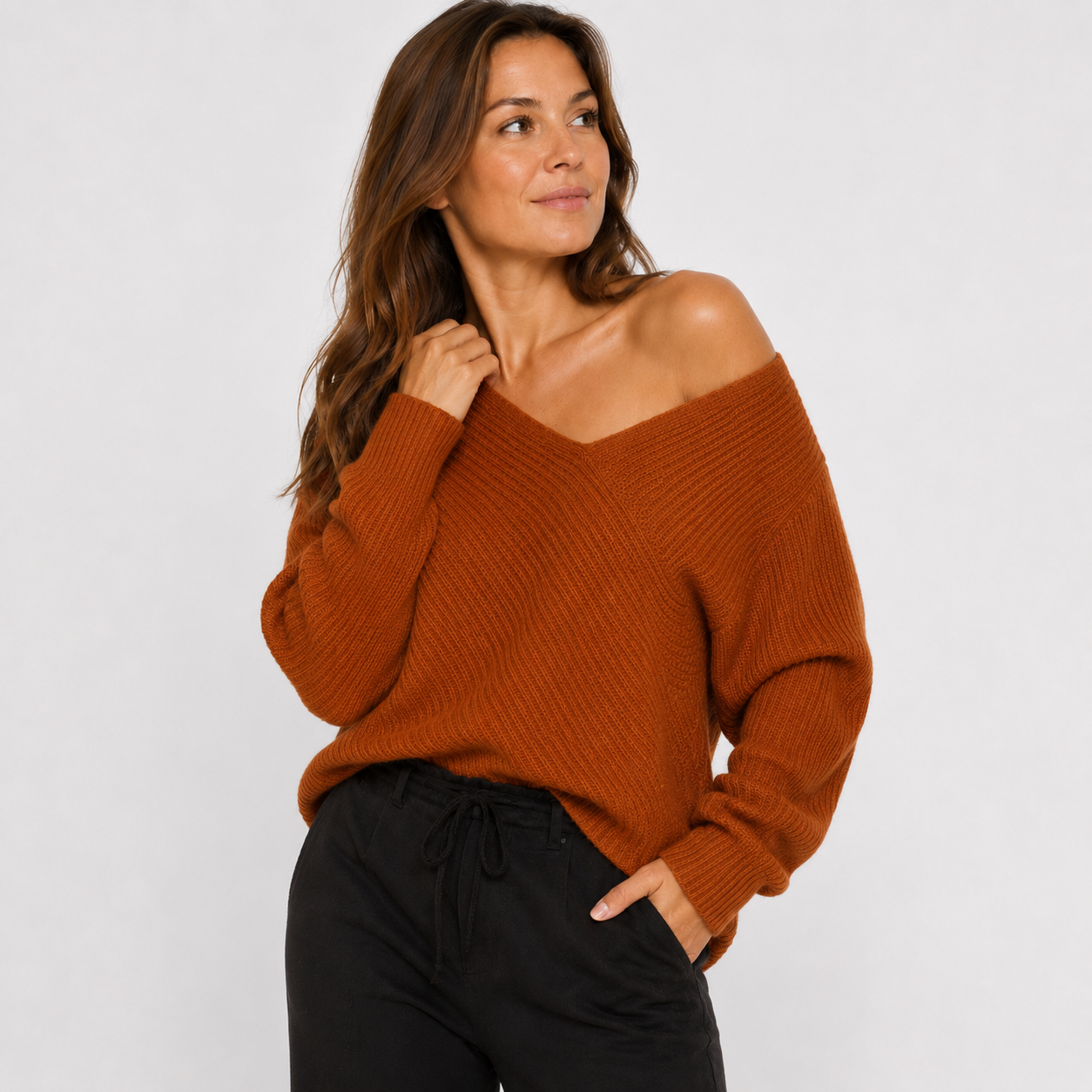 Melanie Off-Shoulder Sweater