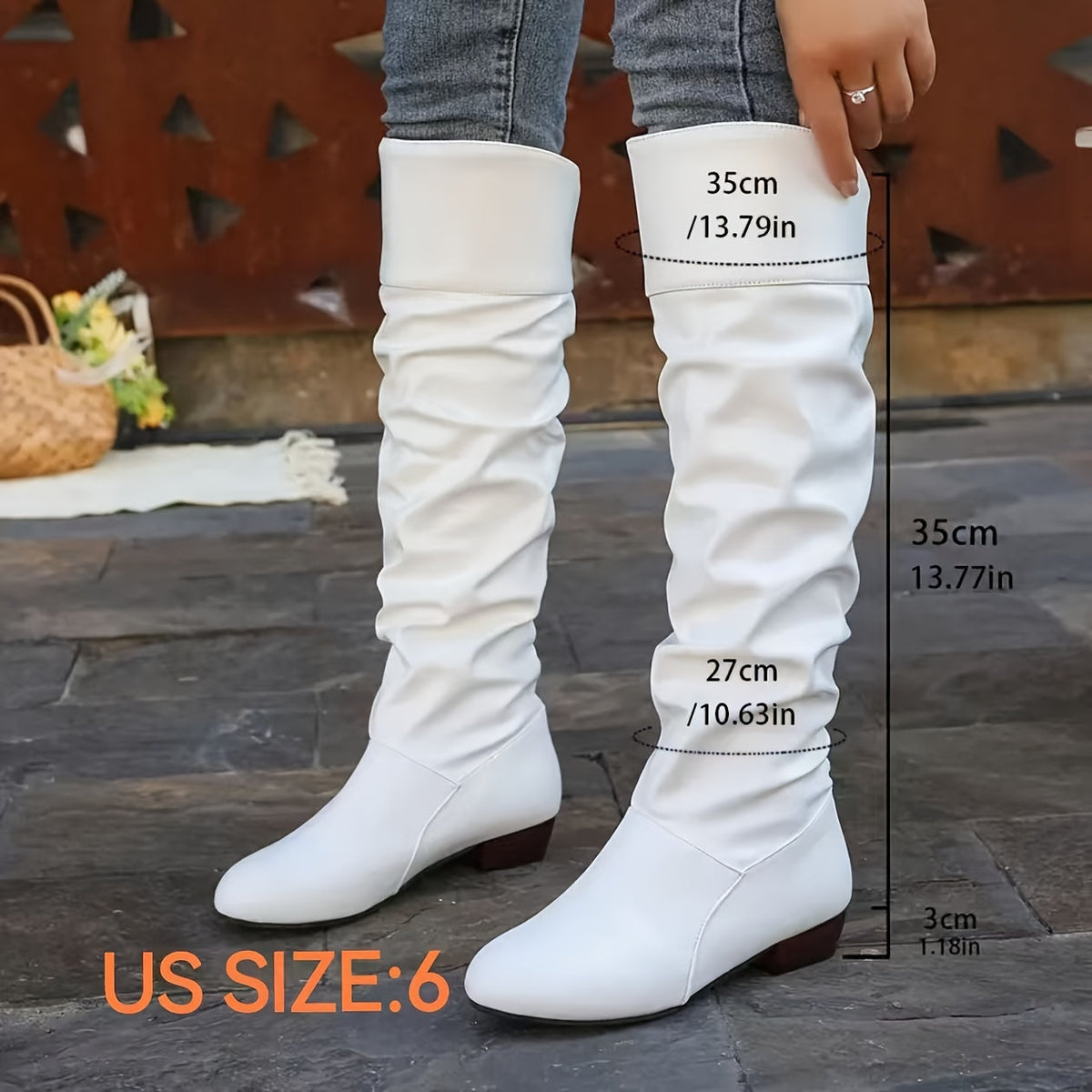 Phoebe | Relaxed Fit Knee-High Boots