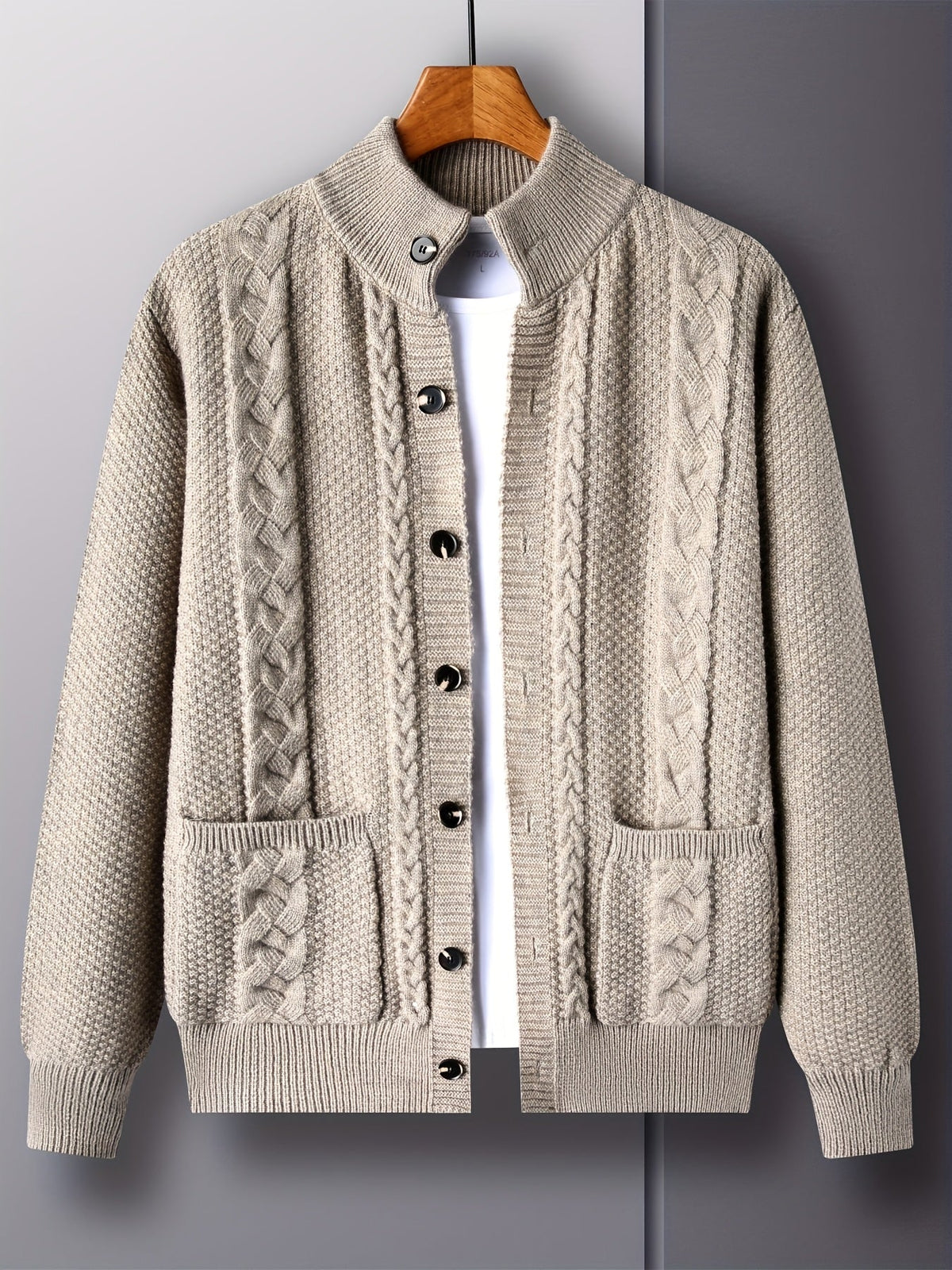 Percival | Textured Button-Up Cardigan