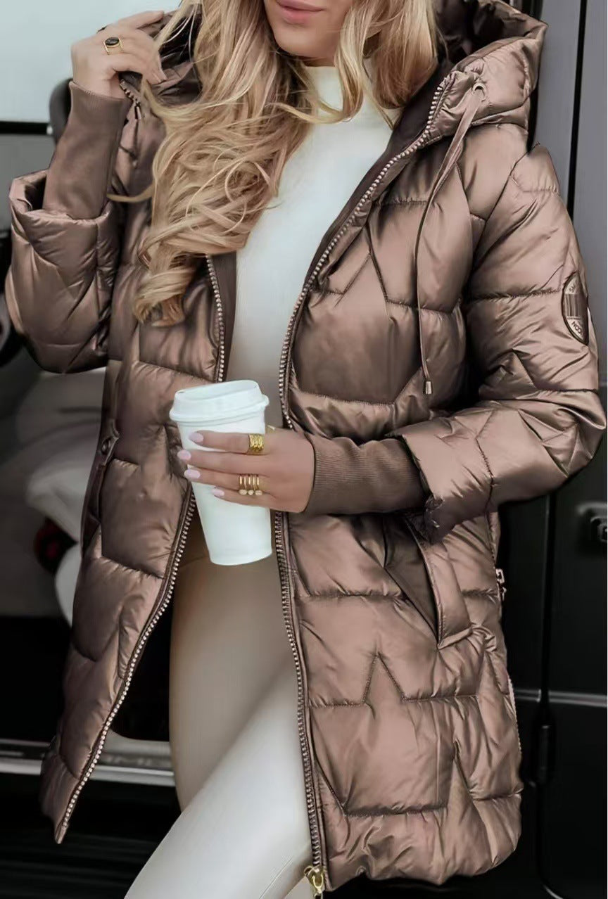 Ladies Midi Puffer Jacket | Warm, Stylish and Functional
