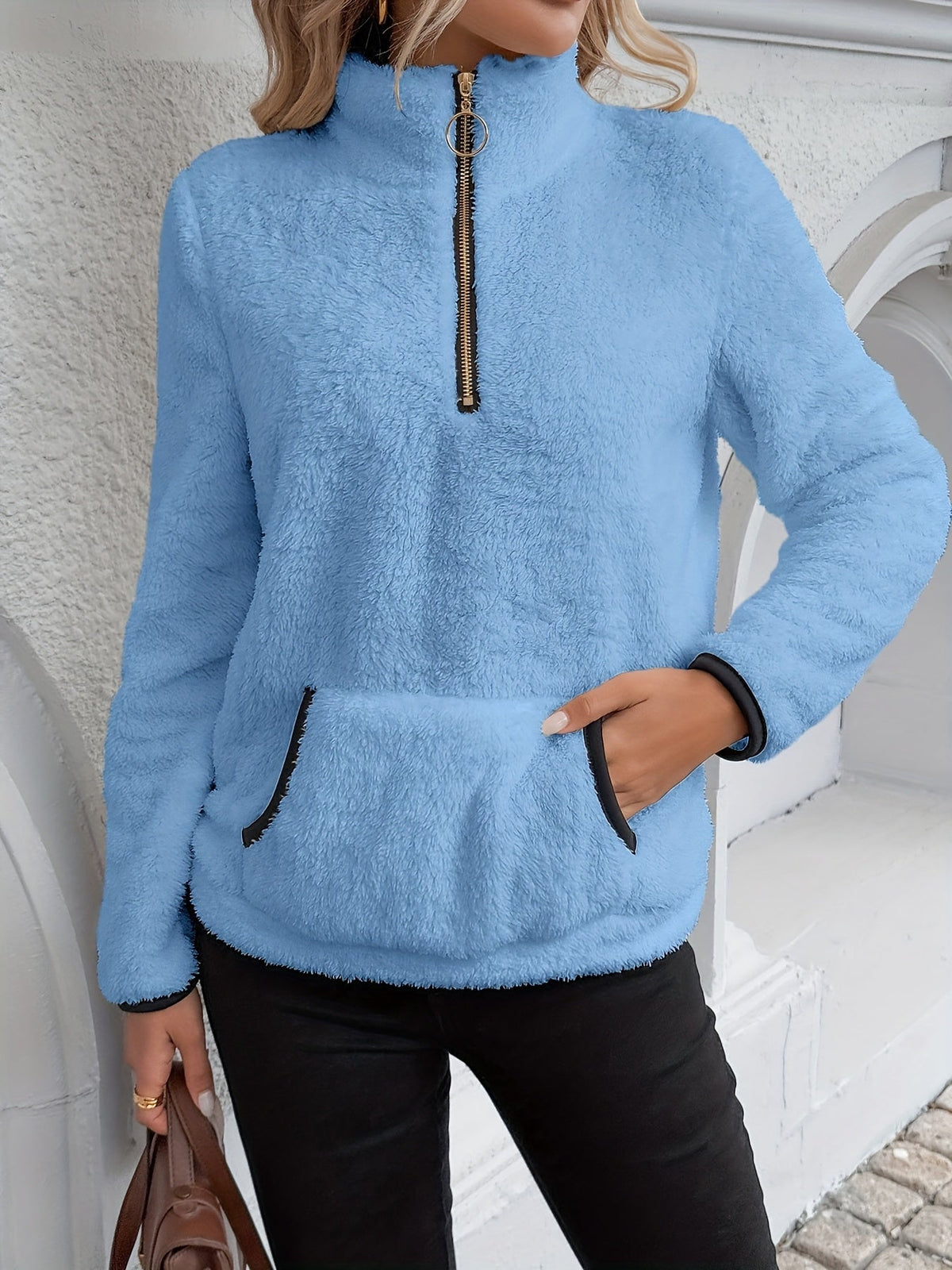 Heidi | Comfortable Half-Zip Sweater