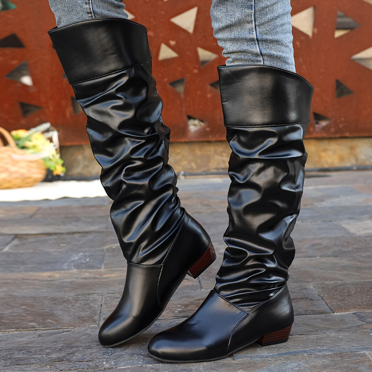 Phoebe | Relaxed Knee-High Boots