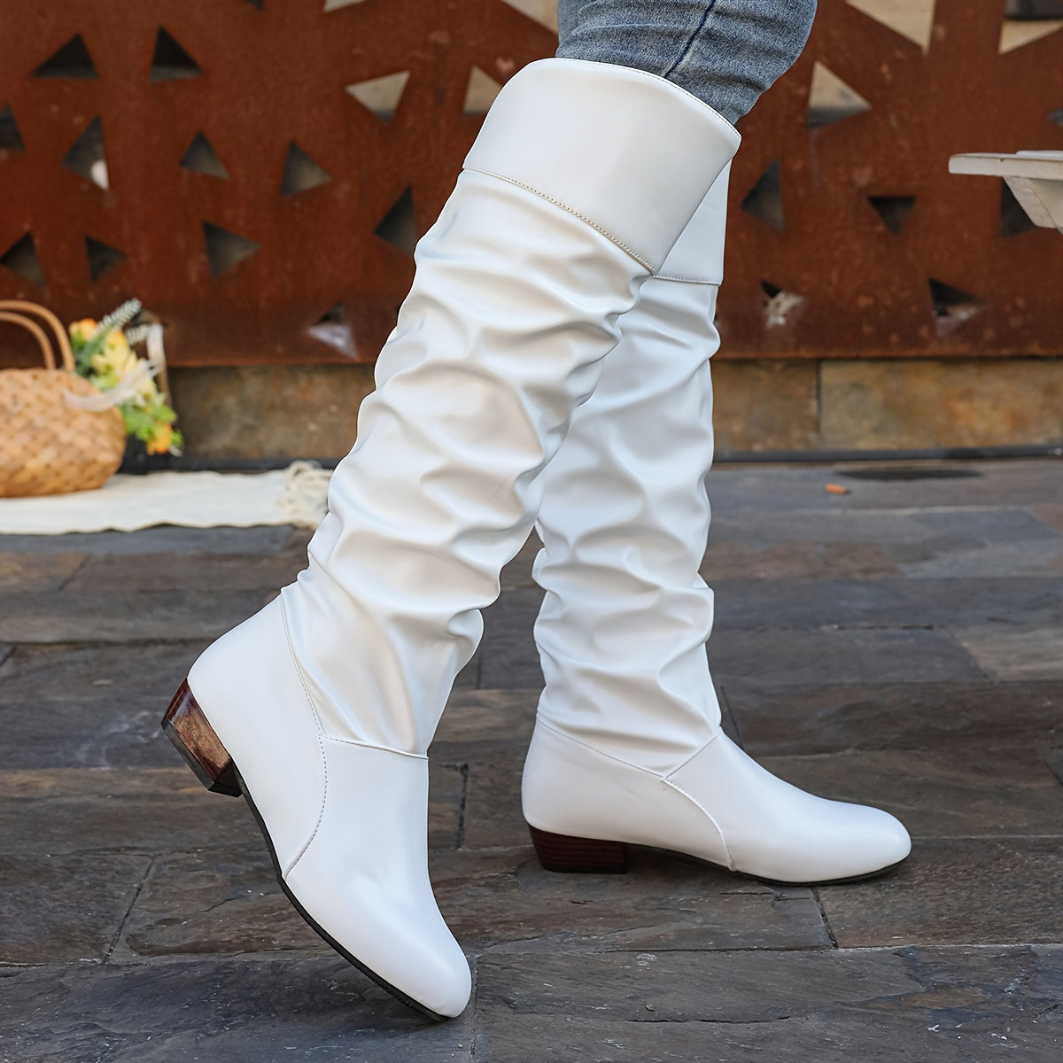Phoebe | Relaxed Fit Knee-High Boots