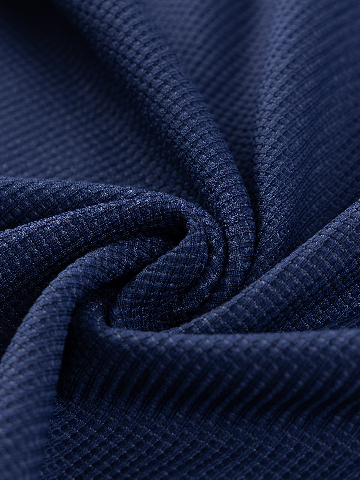 Frederick | Long Sleeve Top with Textured Waffle Knit