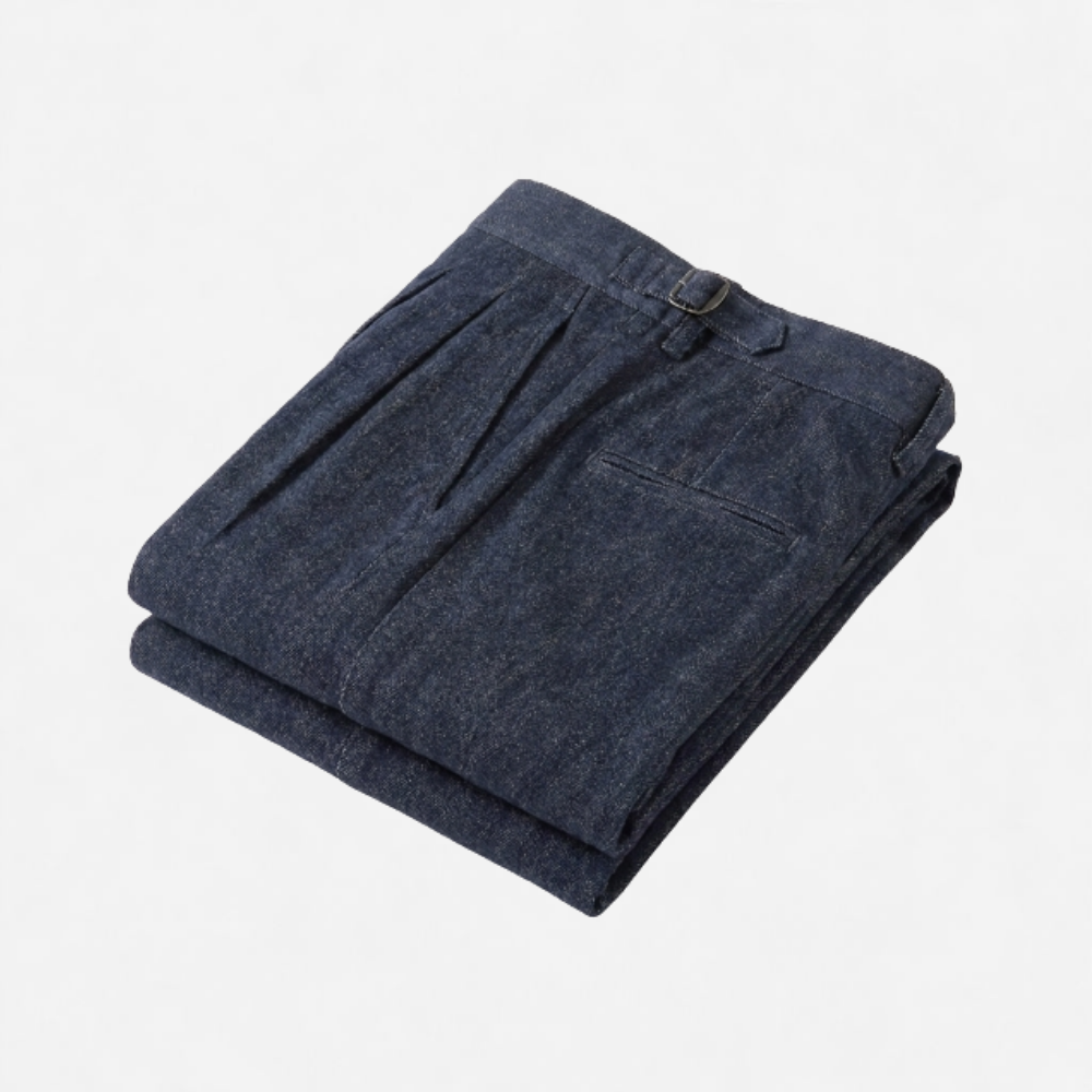 OLDMONEYLOOK | Men’s Refined Stretch Straight Leg Pants